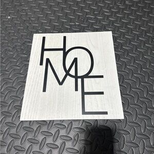 Black and White HOME Wall Art